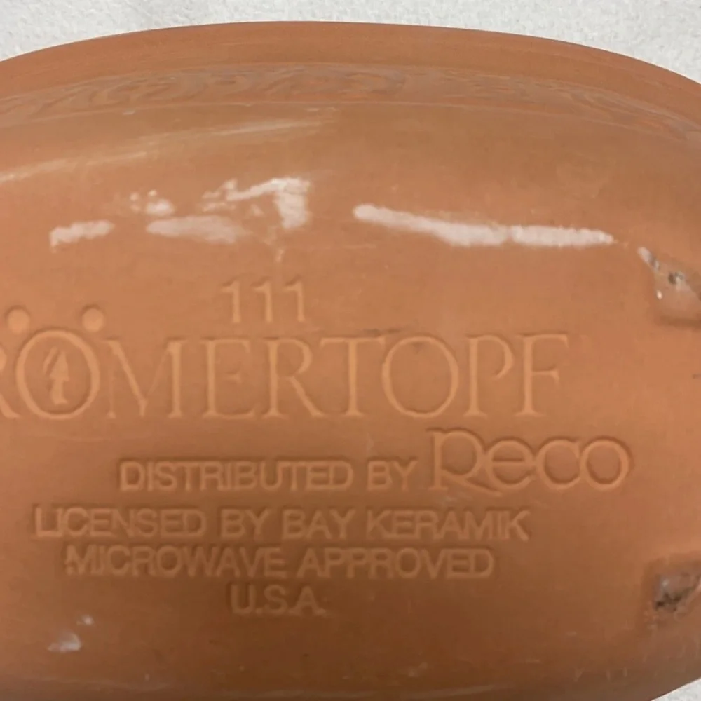 Vintage ROMERTOPF Terra Cotta Clay Baker 111, Made in West Germany- NEW - Picture 2 of 6